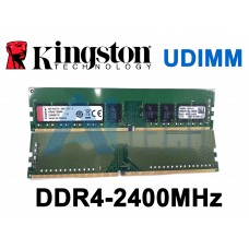 Memória 8GB Kingston KVR24E17S8 DDR4-2400Mhz ECC UDIMM PC4-19200T-E ML30 DL20 Gen9 Ts150 R330